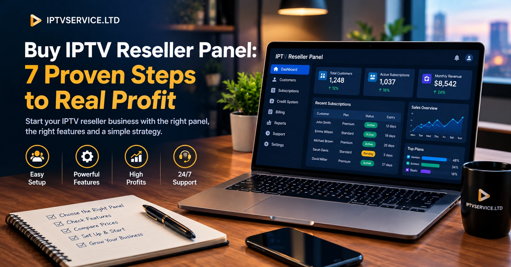 Buy IPTV Reseller Panel: 7 Proven Steps to Real Profit