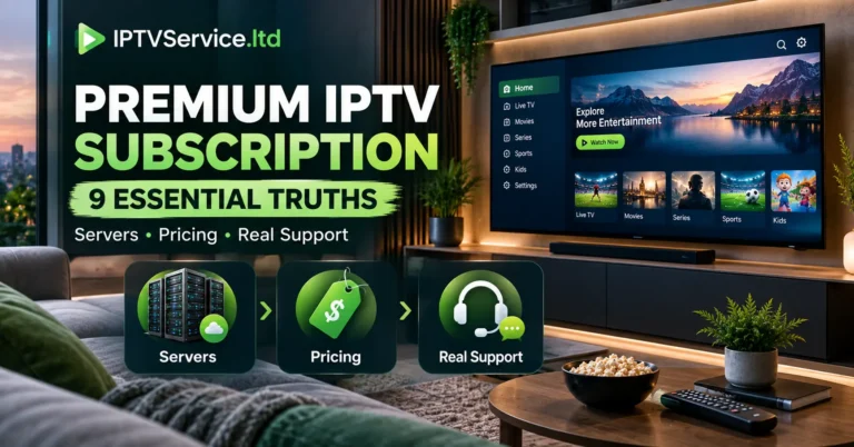 Premium IPTV Subscription: 9 Essential Truths Buyers Miss