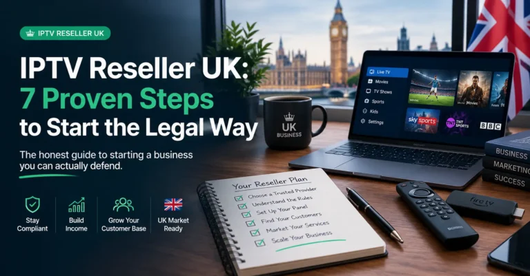 IPTV Reseller UK: 7 Proven Steps to Start the Legal Way